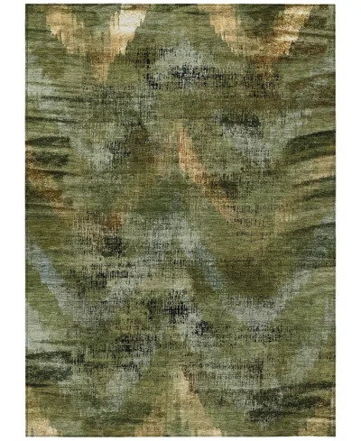 Addison Chantille Acn792 5'x7'6'' Area Rug In Olive