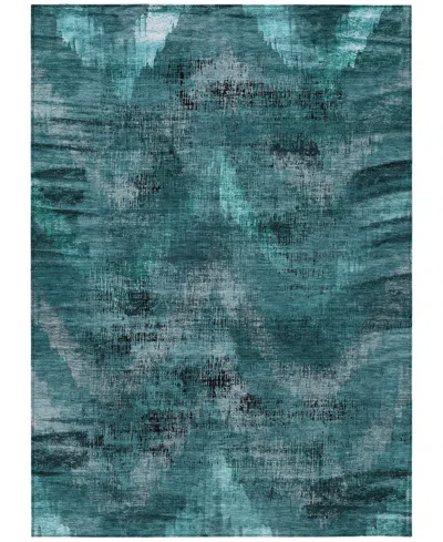 Addison Chantille Acn792 5'x7'6'' Area Rug In Teal