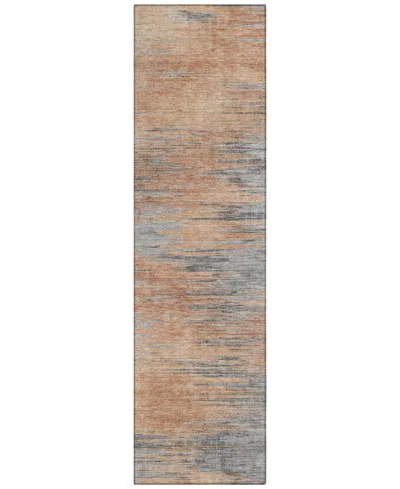Addison Chantille Acn793 2'3''x7'6'' Runner Area Rug In Salmon