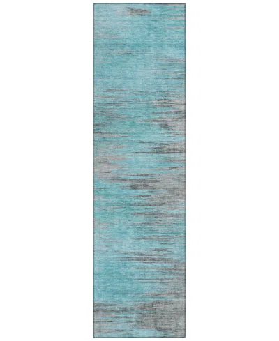 Addison Chantille Acn793 2'3''x7'6'' Runner Area Rug In Teal