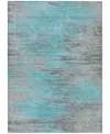 Addison Chantille Machine Washable Acn793 2'6''x3'10'' Area Rug In Teal