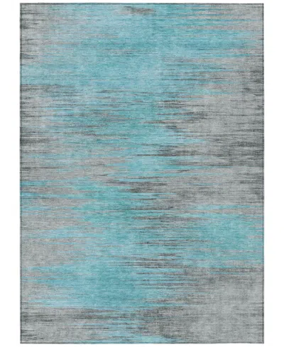 Addison Chantille Machine Washable Acn793 2'6''x3'10'' Area Rug In Teal