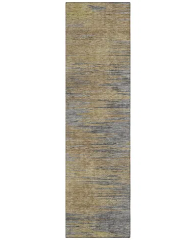 Addison Chantille Acn794 2'3''x7'6'' Runner Area Rug In Brown