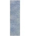 Addison Chantille Acn794 2'3''x7'6'' Runner Area Rug In Denim