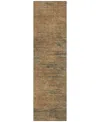 Addison Chantille Acn794 2'3''x7'6'' Runner Area Rug In Terracotta
