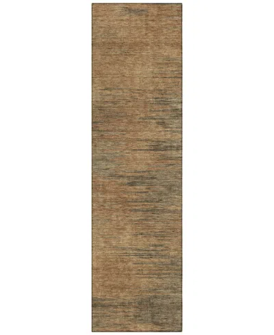 Addison Chantille Acn794 2'3''x7'6'' Runner Area Rug In Terracotta