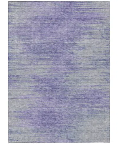 Addison Chantille Machine Washable Acn794 2'6''x3'10'' Area Rug In Plum