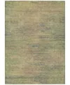 Addison Chantille Machine Washable Acn794 2'6''x3'10'' Area Rug In Sage,gold