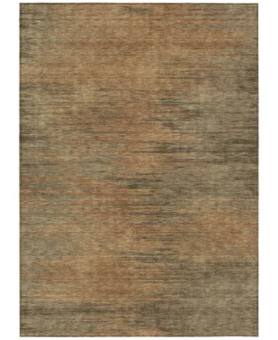 Addison Chantille Machine Washable Acn794 3'x5' Area Rug In Terracotta