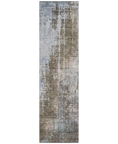 Addison Chantille Acn795 2'3''x7'6'' Runner Area Rug In Brown