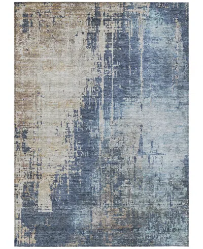 Addison Chantille Machine Washable Acn795 2'6''x3'10'' Area Rug In Navy