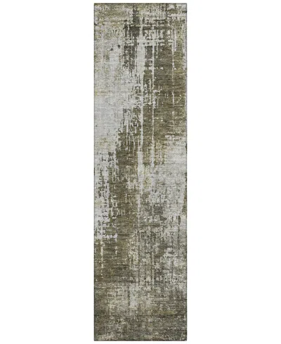 Addison Chantille Acn796 2'3''x7'6'' Runner Area Rug In Brown