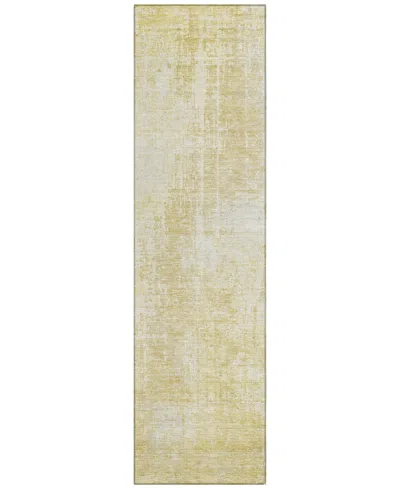 Addison Chantille Acn796 2'3''x7'6'' Runner Area Rug In Gold