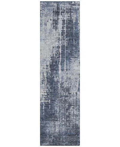 Addison Chantille Acn796 2'3''x7'6'' Runner Area Rug In Navy