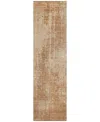 Addison Chantille Acn796 2'3''x7'6'' Runner Area Rug In Terracotta
