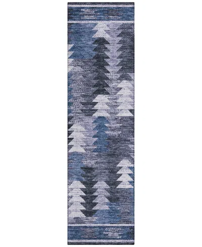 Addison Chantille Acn798 2'3''x7'6'' Runner Area Rug In Blue