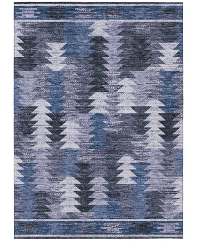 Addison Chantille Machine Washable Acn798 2'6''x3'10'' Area Rug In Blue