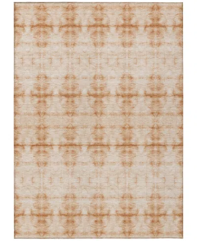 Addison Chantille Acn799 5'x7'6'' Area Rug In Salmon