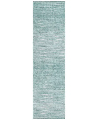 Addison Chantille Acn800 2'3''x7'6'' Runner Area Rug In Aqua