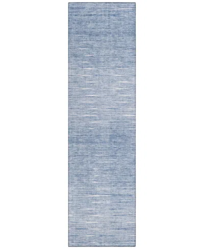 Addison Chantille Acn800 2'3''x7'6'' Runner Area Rug In Denim