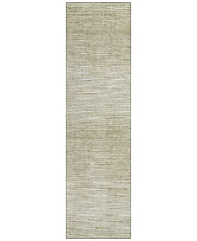 Addison Chantille Acn800 2'3''x7'6'' Runner Area Rug In Khaki