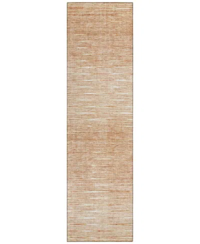 Addison Chantille Acn800 2'3''x7'6'' Runner Area Rug In Salmon