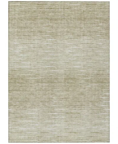 Addison Chantille Machine Washable Acn800 5'x7'6'' Area Rug In Khaki