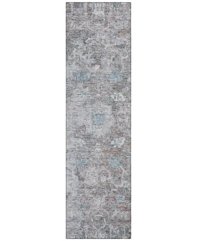 Addison Chantille Acn801 2'3''x7'6'' Runner Area Rug In Mocha