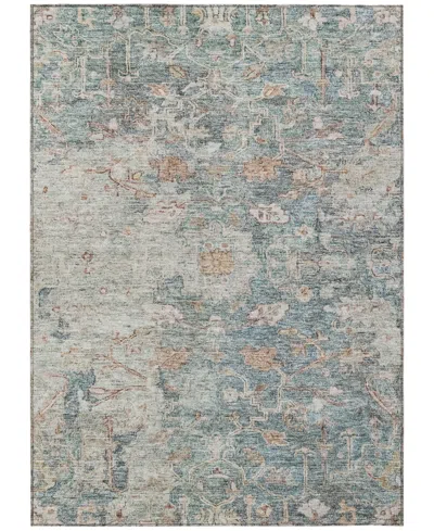 Addison Chantille Machine Washable Acn801 8'x10' Area Rug In Green