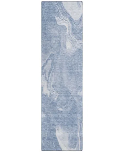Addison Chantille Acn802 2'3''x7'6'' Runner Area Rug In Blue