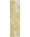 Addison Chantille Acn802 2'3''x7'6'' Runner Area Rug In Gold