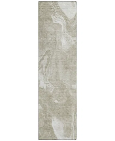 Addison Chantille Acn802 2'3''x7'6'' Runner Area Rug In Taupe
