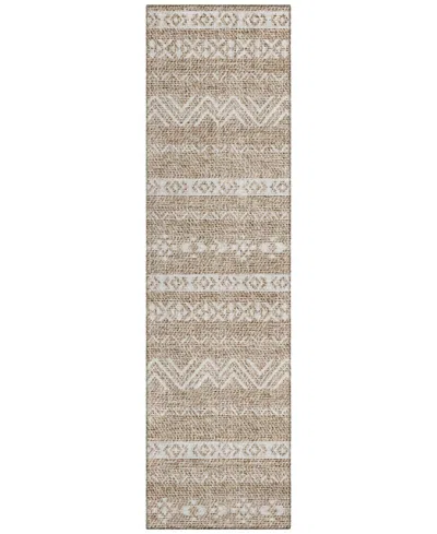 Addison Chantille Acn803 2'3''x7'6'' Runner Area Rug In Brown