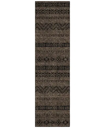 Addison Chantille Acn803 2'3''x7'6'' Runner Area Rug In Chocolate