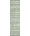 Addison Chantille Acn803 2'3''x7'6'' Runner Area Rug In Sage