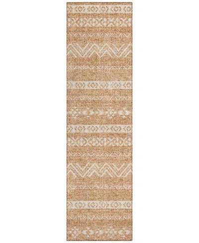 Addison Chantille Acn803 2'3''x7'6'' Runner Area Rug In Terracotta