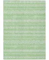 Shop Addison Chantille Machine Washable Acn803 5'x7'6'' Area Rug In Lime