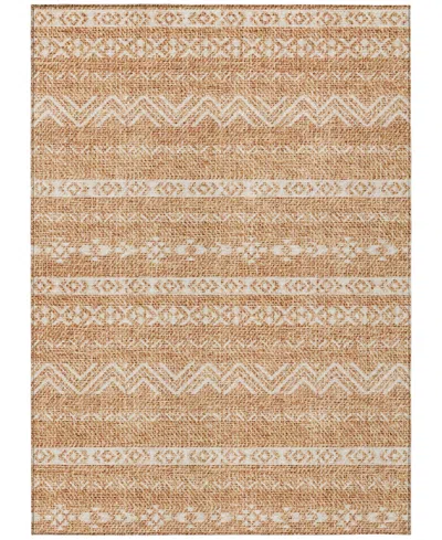 Addison Chantille Acn803 5'x7'6'' Area Rug In Terracotta