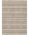 Addison Chantille Machine Washable Acn803 8'x10' Area Rug In Brown