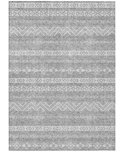 Addison Chantille Machine Washable Acn803 9'x12' Area Rug In Gray