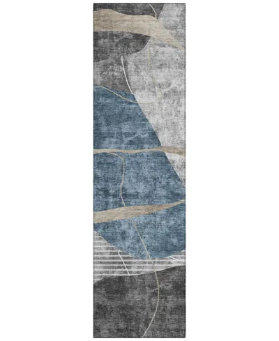 Addison Chantille Acn804 2'3''x7'6'' Runner Area Rug In Blue