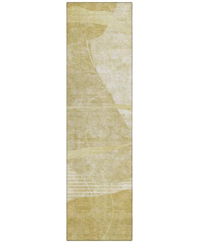 Addison Chantille Acn805 2'3''x7'6'' Runner Area Rug In Wheat