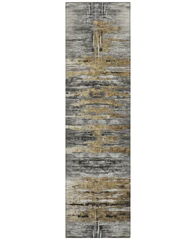 Addison Chantille Acn807 2'3''x7'6'' Runner Area Rug In Gray