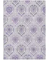Addison Chantille Acn808 5'x7'6'' Area Rug In Purple