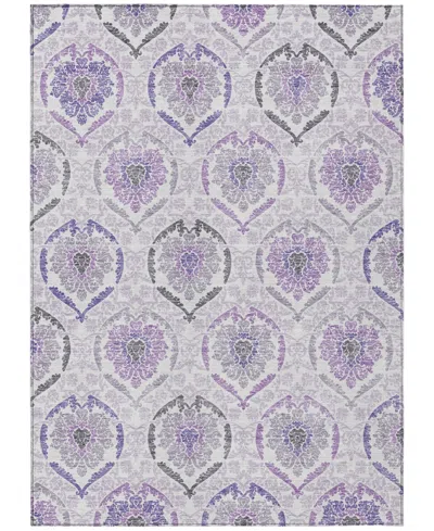 Addison Chantille Acn808 5'x7'6'' Area Rug In Purple