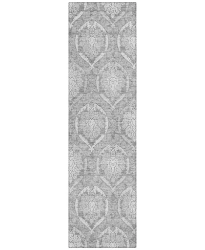 Addison Chantille Acn810 2'3"x7'6" Runner Area Rug In Gray
