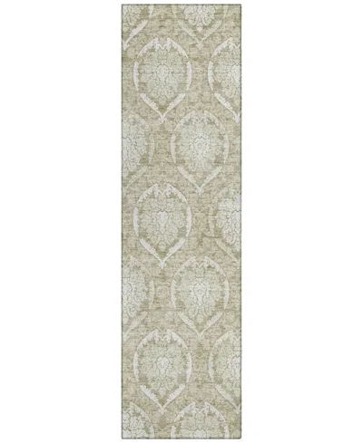 Addison Chantille Acn810 2'3"x7'6" Runner Area Rug In Tan