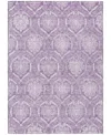 Addison Chantille Acn810 8'x10' Area Rug In Plum