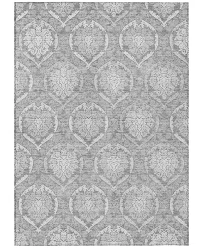 Addison Chantille Machine Washable Acn810 9'x12' Area Rug In Gray