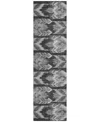 Addison Chantille Acn812 2'3"x7'6" Runner Area Rug In Black